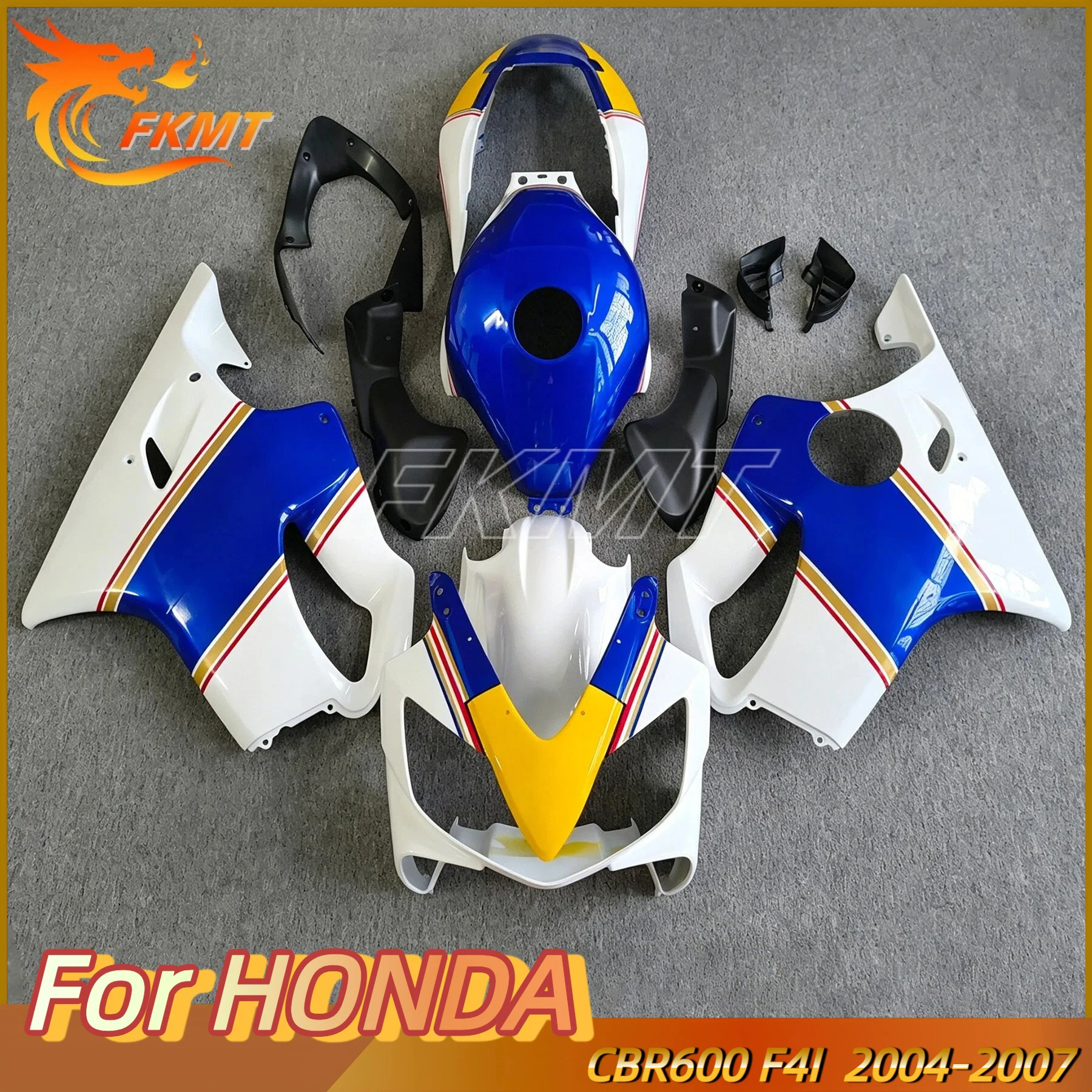 The Motorcycle Fairing is Suitable For HONDA CBR600F 2004 2005 2006 2007 CBR600 F4I 04 05 06 07 Body Fairing Blue White Yellow
The Motorcycle Fairing is Suitable For HONDA CBR600F 2004 2005 2006 2007 CBR600 F4I 04 05 06 07 Body Fairing Blue White Yellow