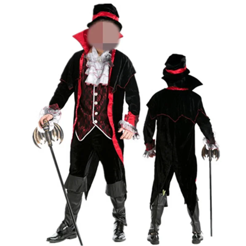 Sexy Gothic Vampire Costume Men Carnival Adult Deguisement Halloween Costumes Zombie Vampire Cosplay For Men Fancy Dress
Sexy Gothic Vampire Costume Men Carnival Adult Deguisement Halloween Costumes Zombie Vampire Cosplay For Men Fancy Dress