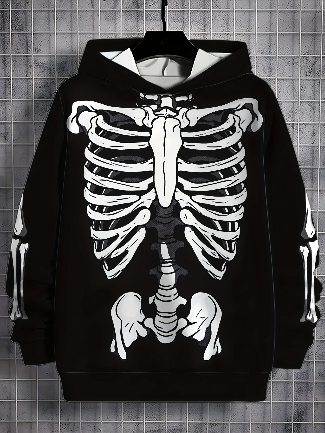 Men's Hooded Hoodies 3D Prints Skeleton Graphic Sweatshirt Drawstring Sportwear Long Sleeve Tops Street Pullover Men's Clothing
Men's Hooded Hoodies 3D Prints Skeleton Graphic Sweatshirt Drawstring Sportwear Long Sleeve Tops Street Pullover Men's Clothing