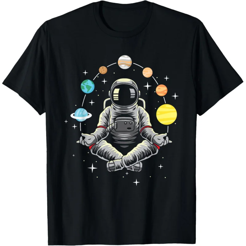 Men's and Women's Sports and Leisure New Fashion Short Sleeve Meditation Astronaut - Galaxy Space Gift Black Top T-shirt
Men's and Women's Sports and Leisure New Fashion Short Sleeve Meditation Astronaut - Galaxy Space Gift Black Top T-shirt