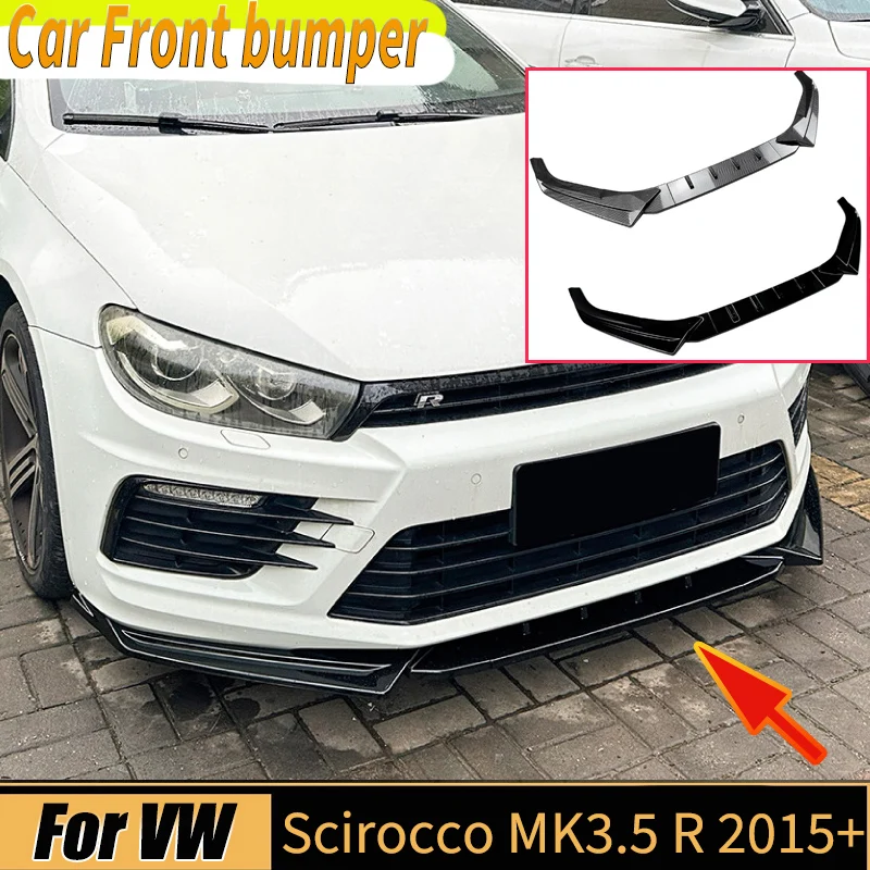 Для VW Scirocco MK3.5 R 2015 + автомобиль 3 шт. передний бампер спойлер для губ нижняя лопата объемный разветвитель диффузор защитная доска аксессуары 
Для VW Scirocco MK3.5 R 2015 + автомобиль 3 шт. передний бампер спойлер для губ нижняя лопата объемный разветвитель диффузор защитная доска аксессуары