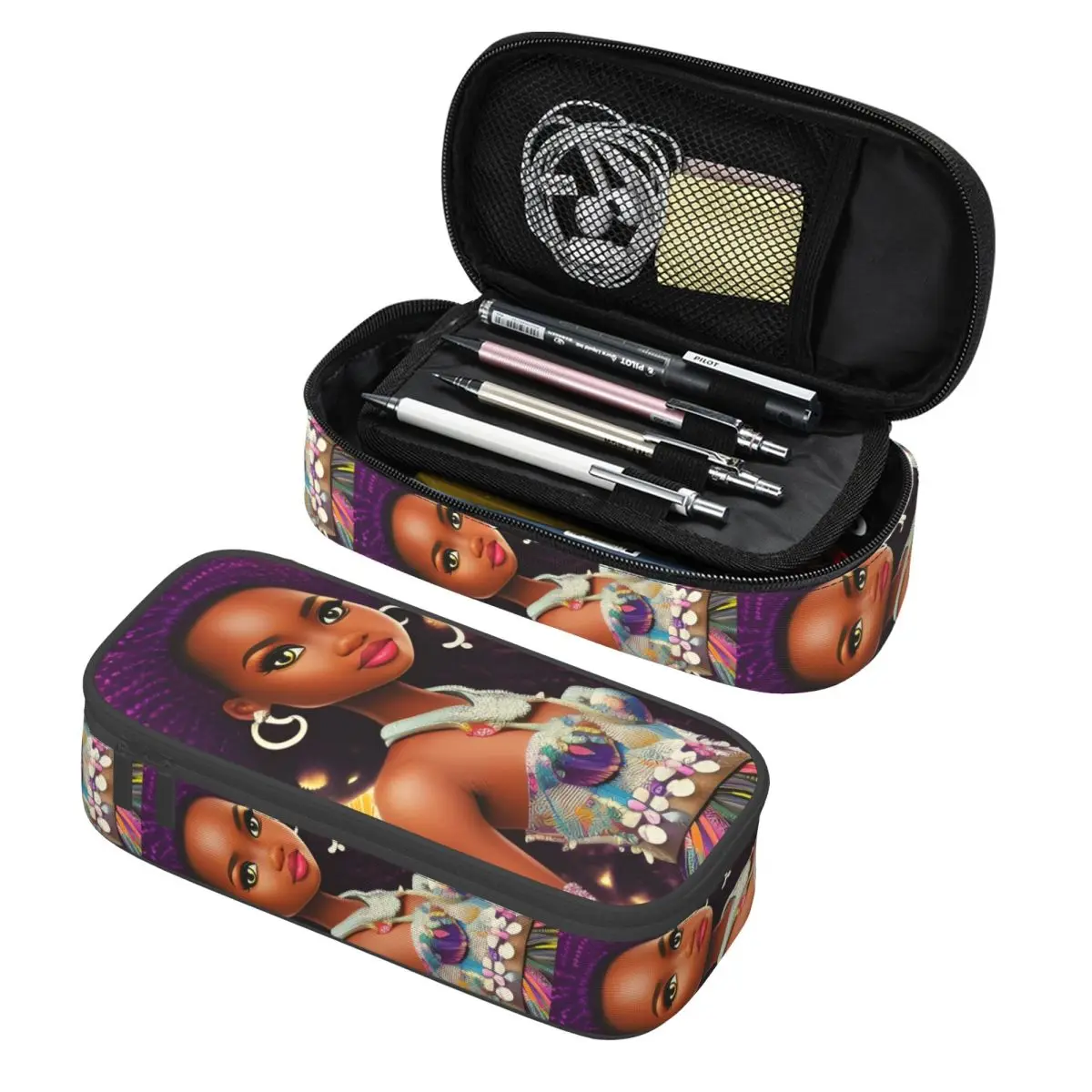 Custom African Ethnic Style Pattern Cute Pencil Cases Girls Boys Large Capacity Woman Pattern Pencil Bag School Supplies
Custom African Ethnic Style Pattern Cute Pencil Cases Girls Boys Large Capacity Woman Pattern Pencil Bag School Supplies