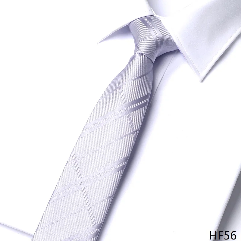 High Quality Silver Gray Checkered Necktie For Men's Business Banquet Shirt Accessories 6CM Narrow Version Handmade Knotted Tie
High Quality Silver Gray Checkered Necktie For Men's Business Banquet Shirt Accessories 6CM Narrow Version Handmade Knotted Tie