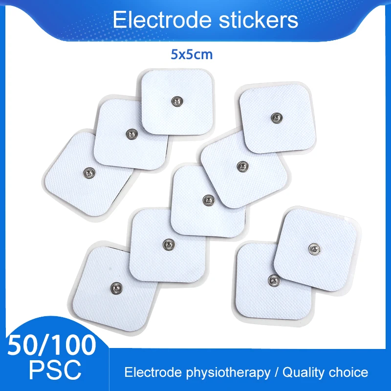 50/100pcs 5x5cm for Tens Acupuncture Electrode Pads Self Replacement Muscle Stimulator Electrodes Tens Slimming Massager
50/100pcs 5x5cm for Tens Acupuncture Electrode Pads Self Replacement Muscle Stimulator Electrodes Tens Slimming Massager
