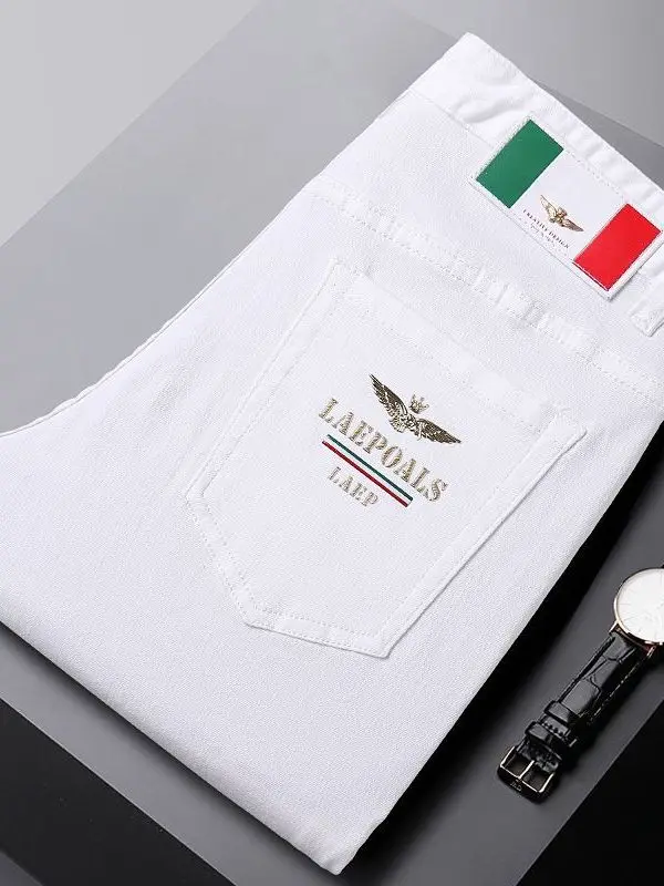 Модные облегающие белые джинсы, мужские эластичные джинсы со средней талией, молодежная повседневная одежда, всесезонная, дышащая, износостойкая
Модные облегающие белые джинсы, мужские эластичные джинсы со средней талией, молодежная повседневная одежда, всесезонная, дышащая, износостойкая