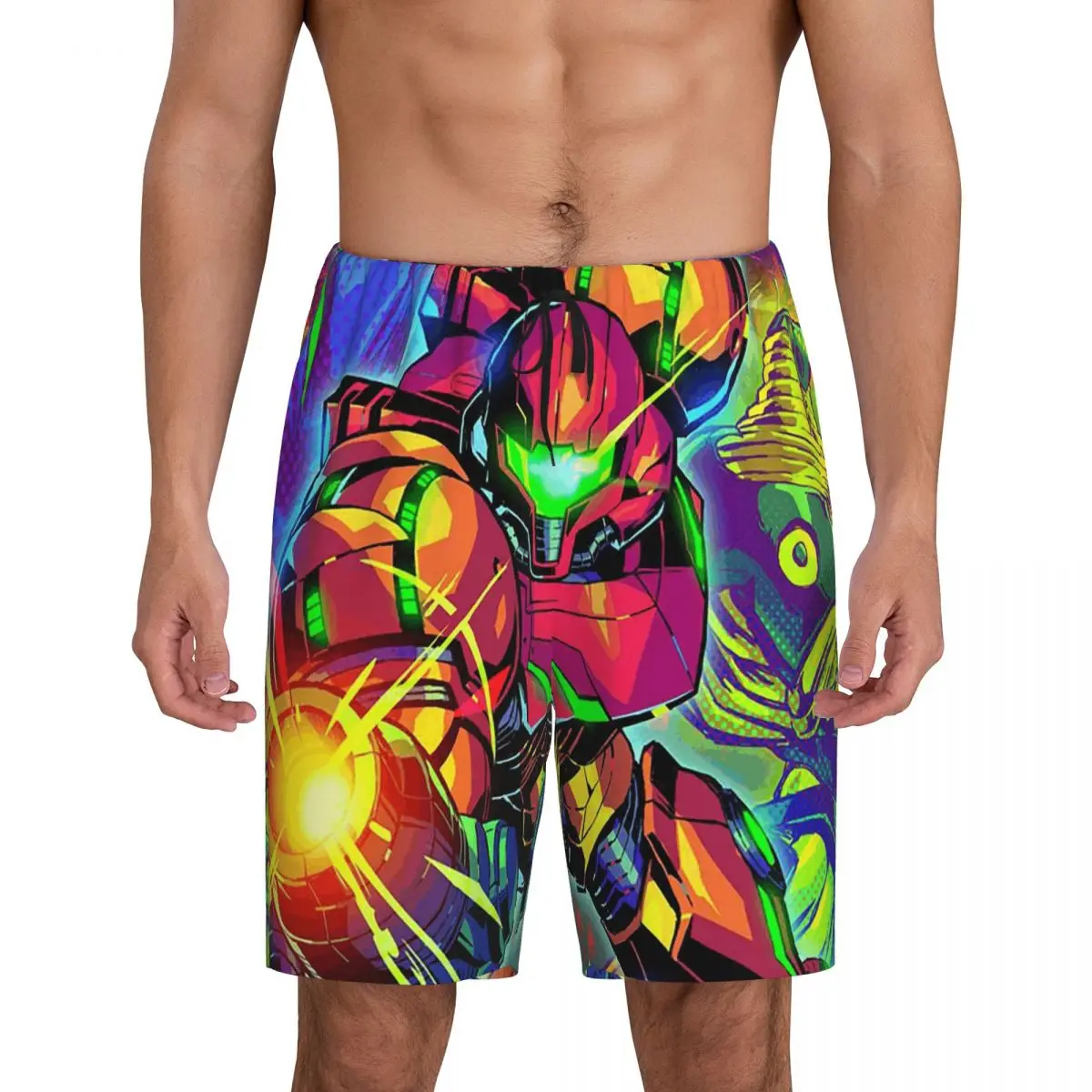 Короткие пижамные штаны Custom Metroid II Return Of Samus для мужчин, нижняя часть пижамы, шорты для сна, спальные штаны
Короткие пижамные штаны Custom Metroid II Return Of Samus для мужчин, нижняя часть пижамы, шорты для сна, спальные штаны