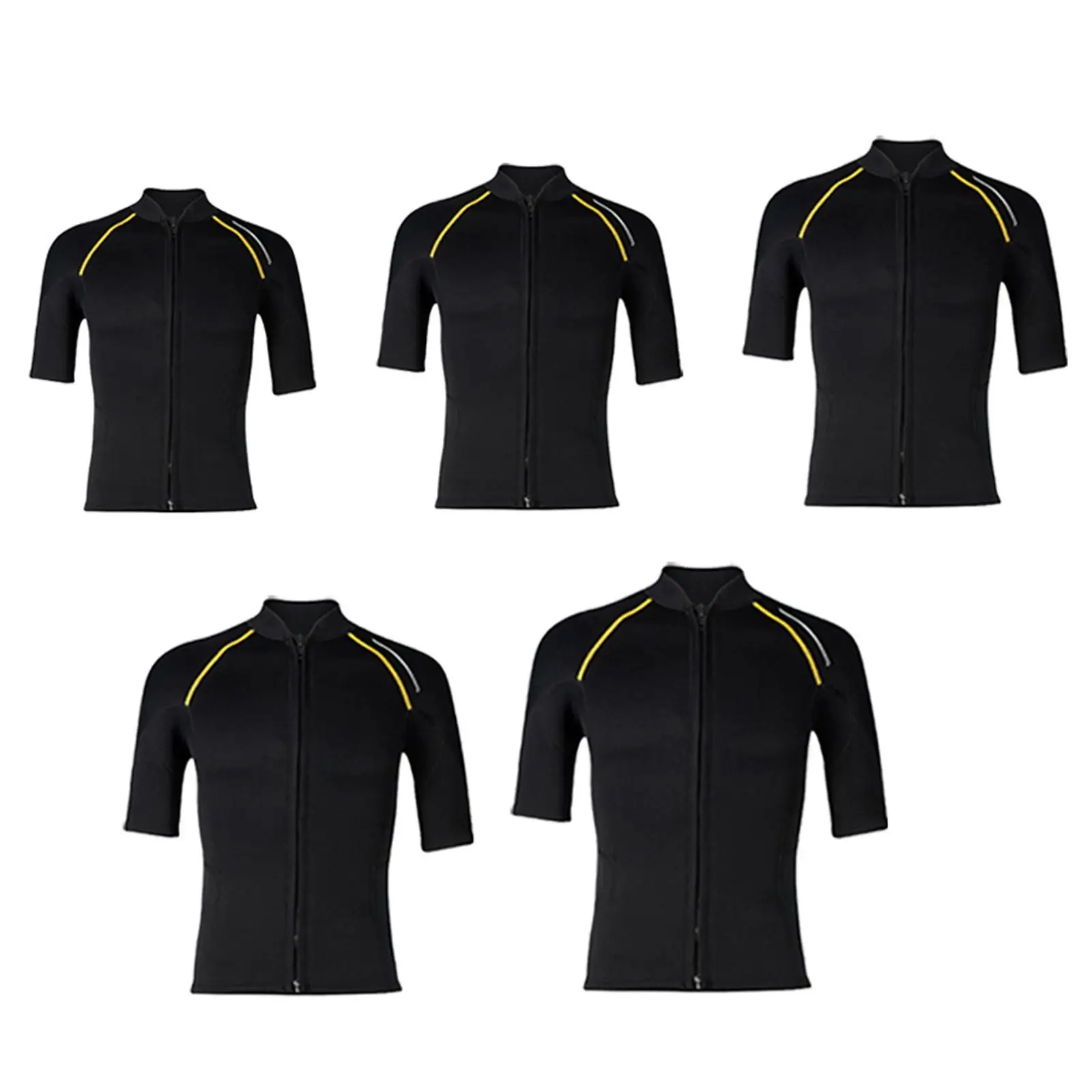 Men Wetsuit Top Swimsuit Scuba Diving Suit Front Zipper Jacket Swimming Suit 1.5mm Neoprene Wetsuit for Canoeing Water Sports
Men Wetsuit Top Swimsuit Scuba Diving Suit Front Zipper Jacket Swimming Suit 1.5mm Neoprene Wetsuit for Canoeing Water Sports