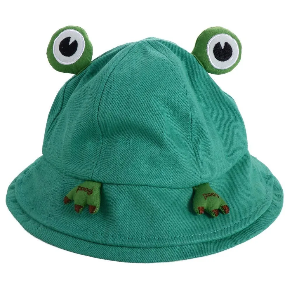 Cute Big Brim Frog Fisherman Hat Sun Protection Breathable Women Bucket Hat Cartoon Cotton Fabric Sun Cap Summer
Cute Big Brim Frog Fisherman Hat Sun Protection Breathable Women Bucket Hat Cartoon Cotton Fabric Sun Cap Summer