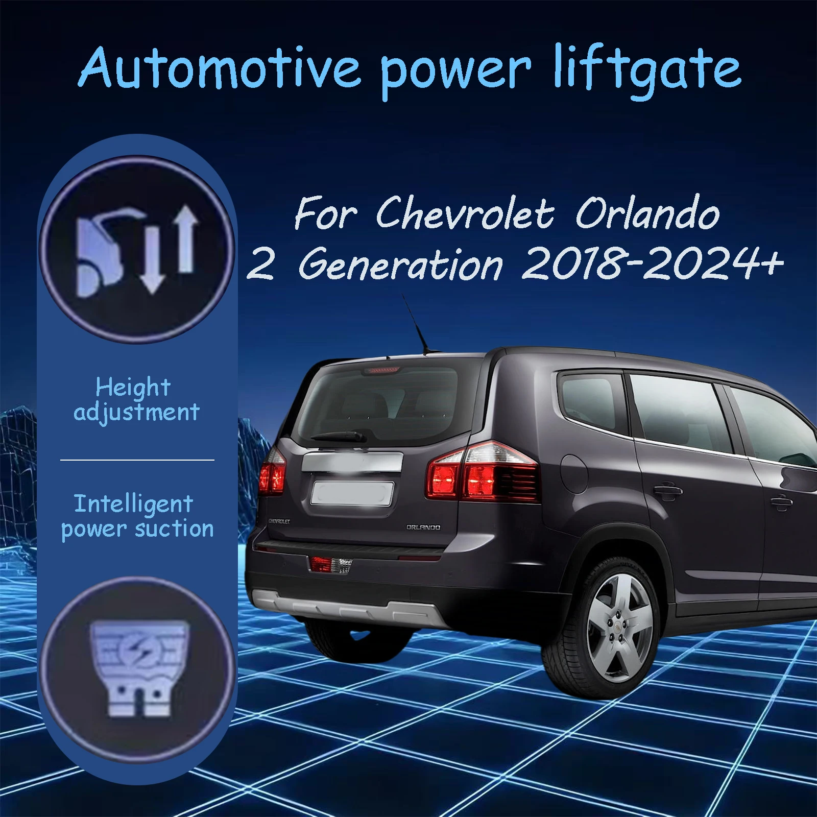 For Chevrolet Orlando 2 Generation 2018-2024+ Electric tailgate automatic suction locks suitable Trunk modification system
For Chevrolet Orlando 2 Generation 2018-2024+ Electric tailgate automatic suction locks suitable Trunk modification system