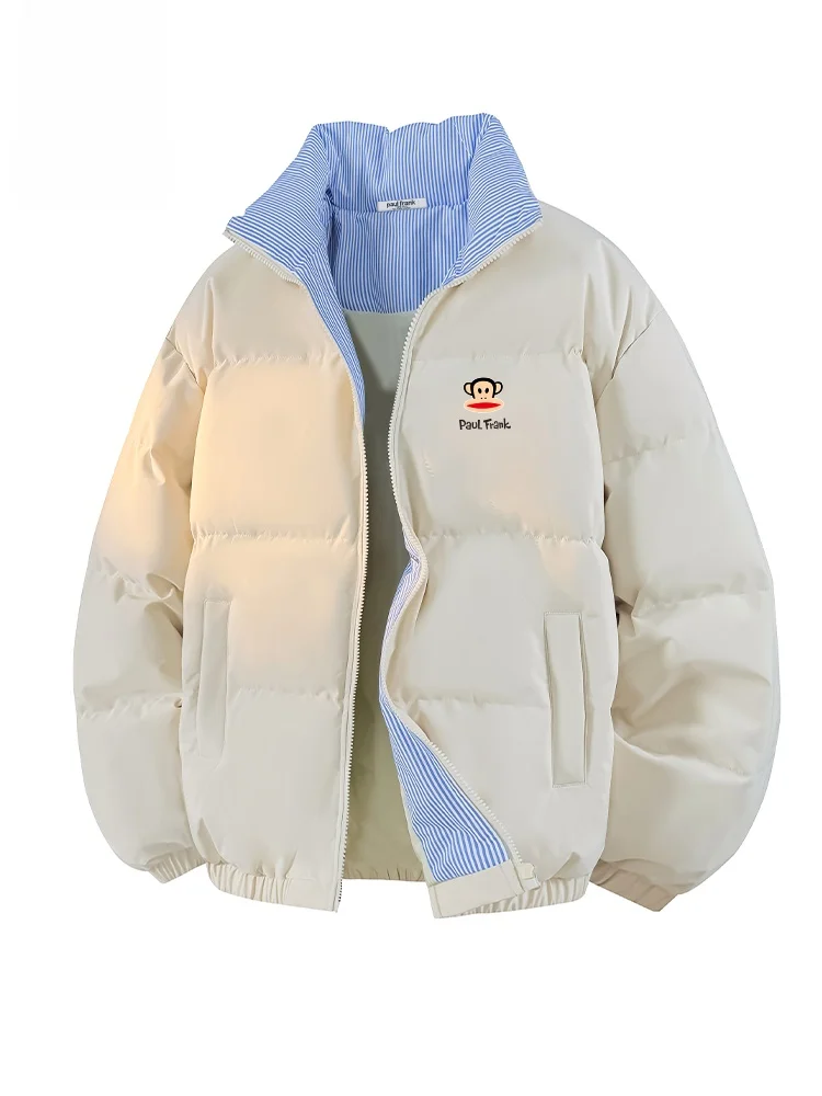 PaulFrank Thiened Cotton Jaet Men's Winter Warmth Anti-Cold Large Mouth Monkey Print Outerwear Youth Faion Polyester Fiber
PaulFrank Thiened Cotton Jaet Men's Winter Warmth Anti-Cold Large Mouth Monkey Print Outerwear Youth Faion Polyester Fiber