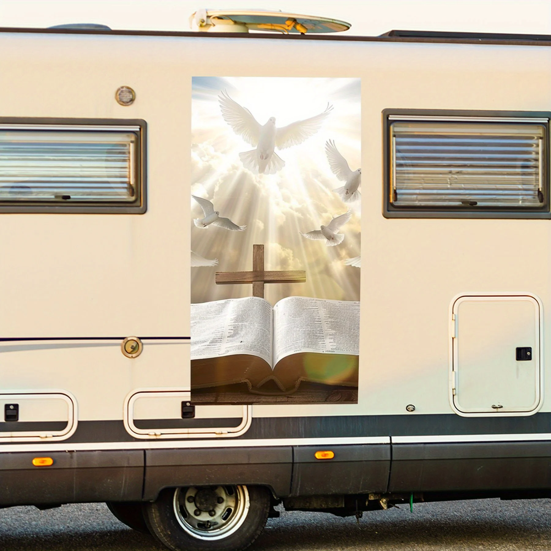 Bible Cross Dove Vinyl Decal for Motorhome Car Door, Waterproof Self-Adhesive Vinyl Stickers, Decoration Protection Automotive C
Bible Cross Dove Vinyl Decal for Motorhome Car Door, Waterproof Self-Adhesive Vinyl Stickers, Decoration Protection Automotive C