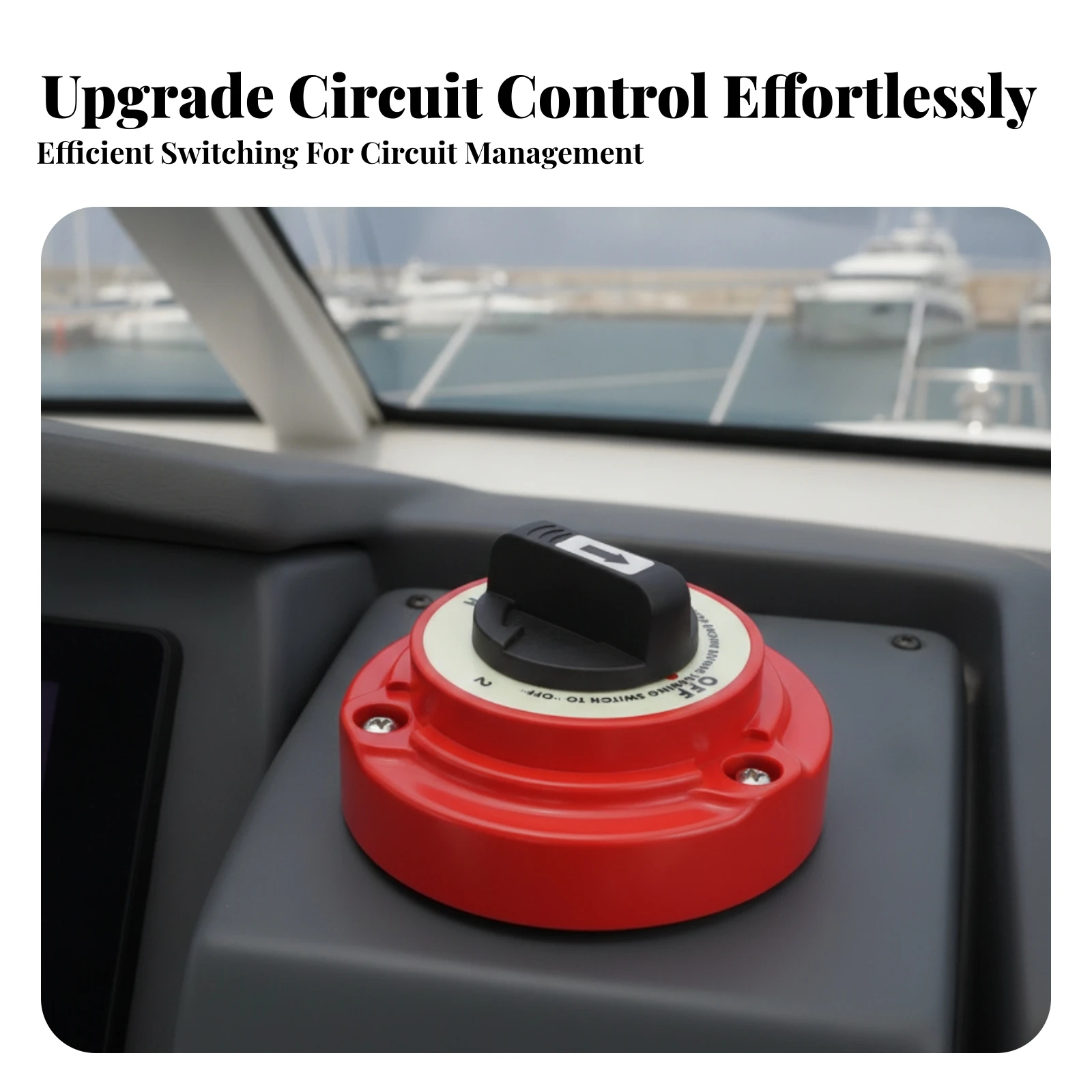 Dual Battery Switch OFF 1 2 BOTH Battery Disconnect Switch 12V 24V Vehicle Power Part Mounting Holes Red Plastic
Dual Battery Switch OFF 1 2 BOTH Battery Disconnect Switch 12V 24V Vehicle Power Part Mounting Holes Red Plastic