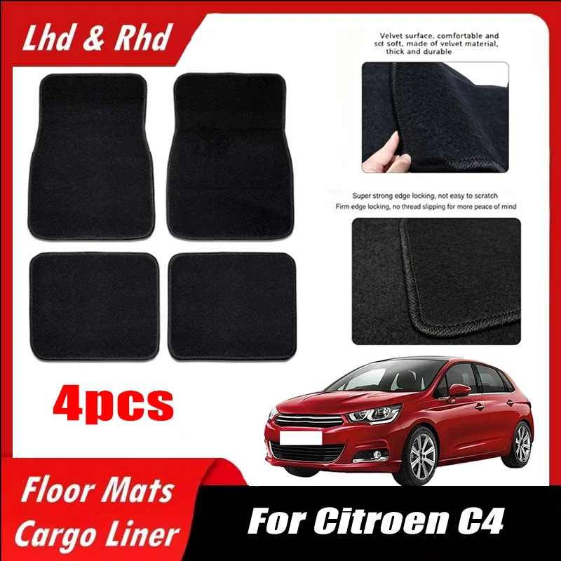 Car Floor Mats All-Weather Easy To Clean Durable Anti-Slip Interior Protection Floor Liners For Citroen C4 Accessories
Car Floor Mats All-Weather Easy To Clean Durable Anti-Slip Interior Protection Floor Liners For Citroen C4 Accessories
