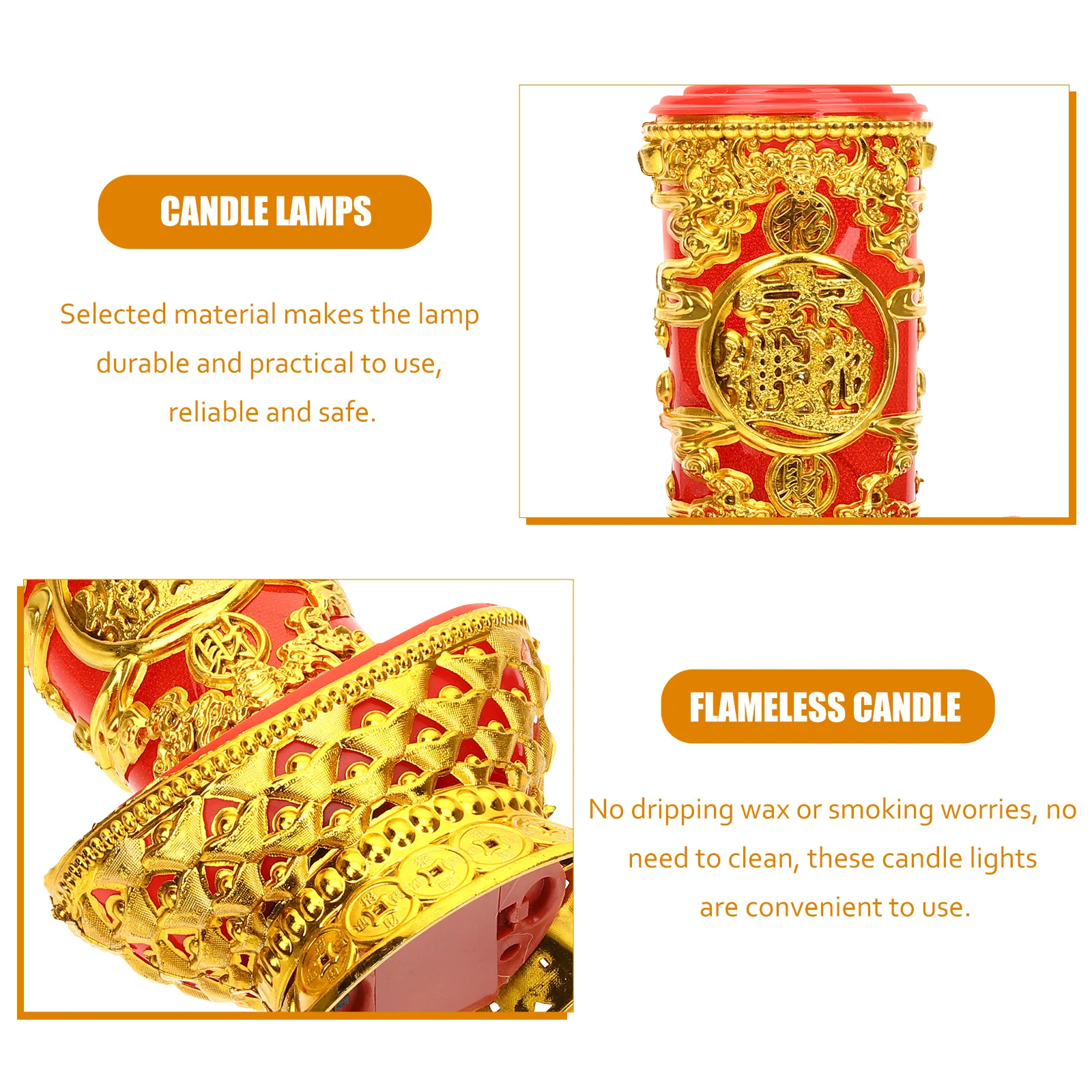 2Pcs Electric Lamps Retro Vintage Flameless LED Candles for Meditation Room Spa Wedding Party Decorative Lighting
2Pcs Electric Lamps Retro Vintage Flameless LED Candles for Meditation Room Spa Wedding Party Decorative Lighting