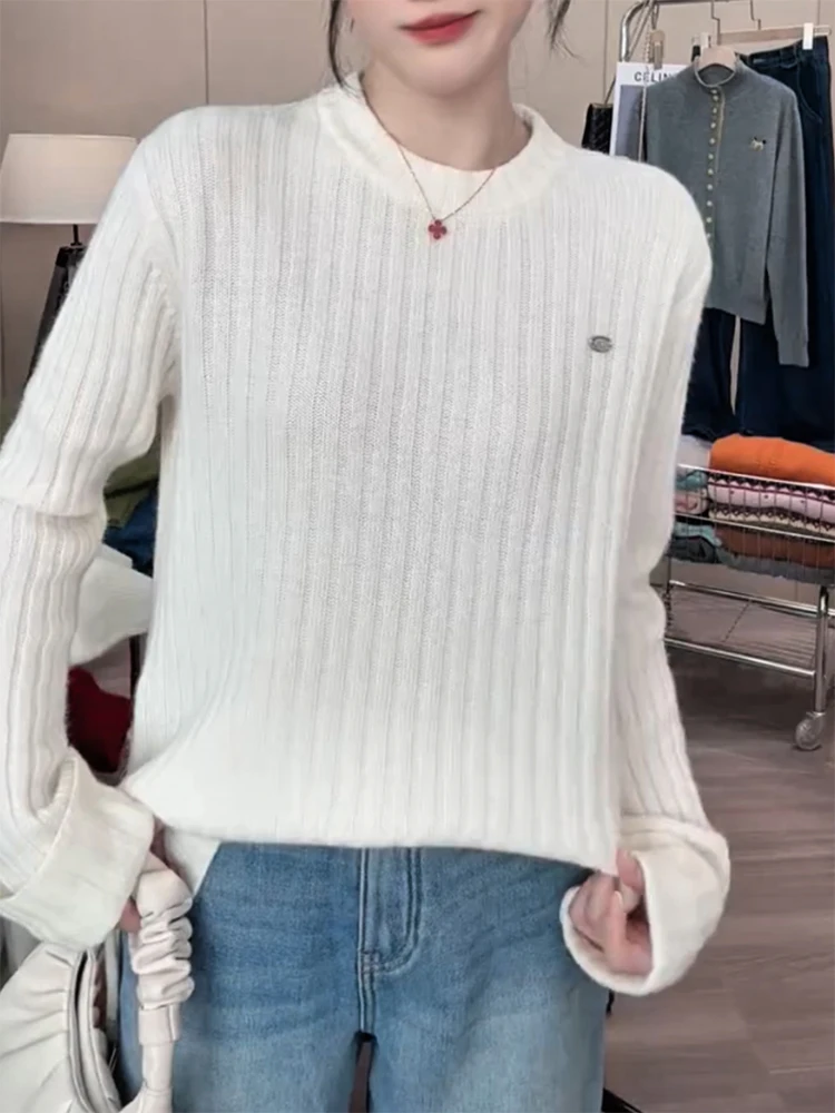 Korean Sle round Ne Knitwear Slimming Ele Large Size Autumn Winter New Arrival Women's Top Comfortable Warmth Long Sl...
Korean Sle round Ne Knitwear Slimming Ele Large Size Autumn Winter New Arrival Women's Top Comfortable Warmth Long Sl...