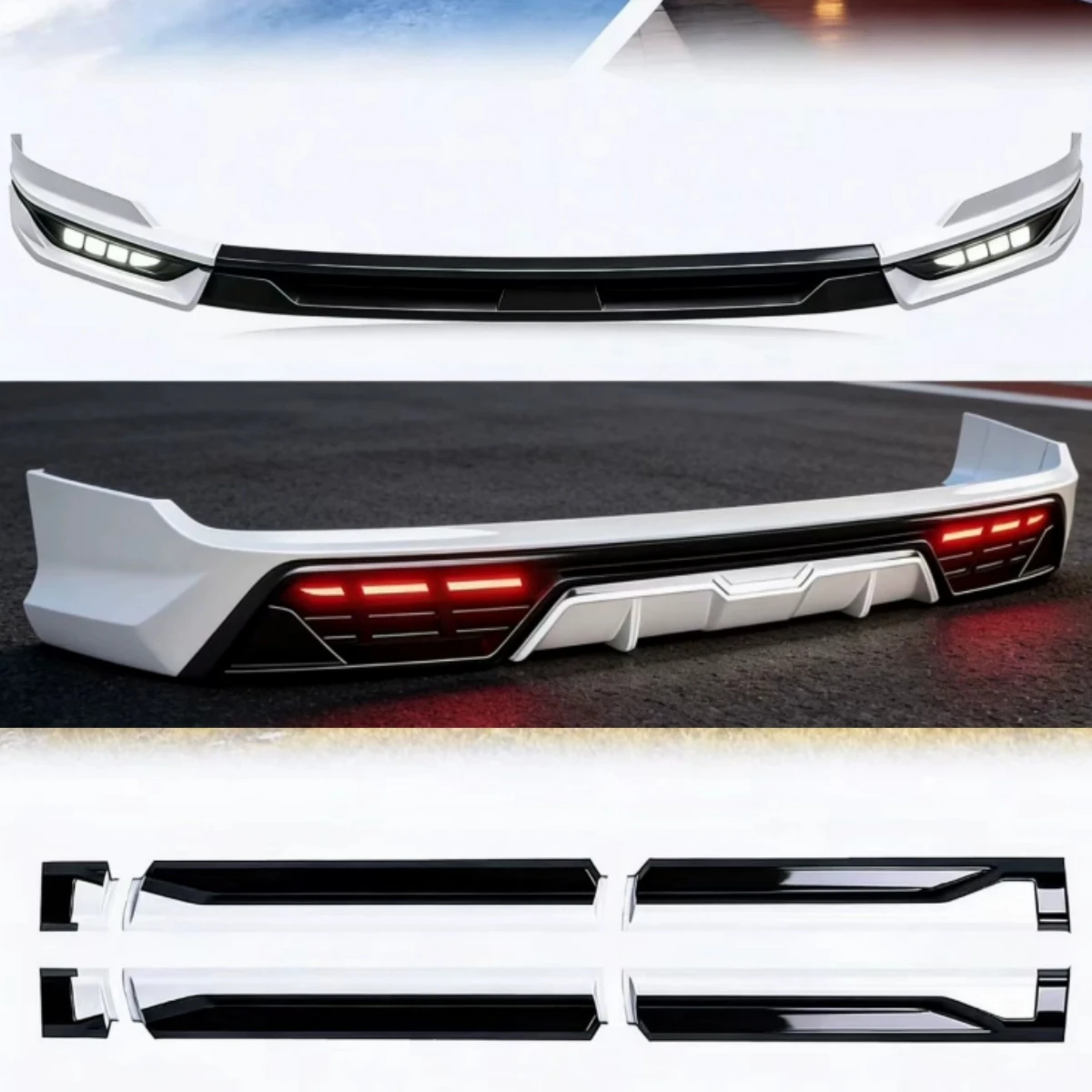 Front Shovel Rear Lip Side Skirts for ZEEKR 9X Modified Car Sport Body Kit Exterior Modification Accessories
Front Shovel Rear Lip Side Skirts for ZEEKR 9X Modified Car Sport Body Kit Exterior Modification Accessories