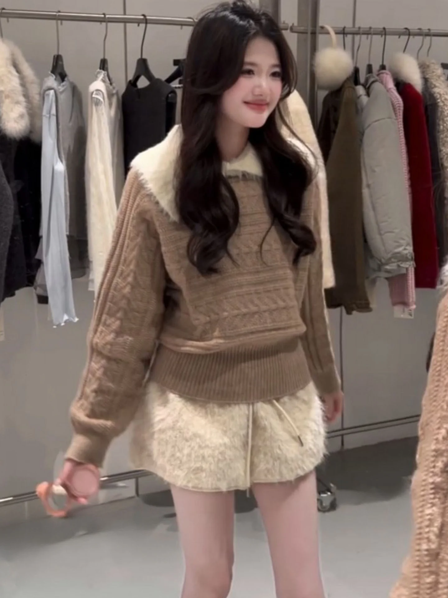 Spring Faion Color Blo Collar Knitted Sweater Plu Casual Skirt Two Piece Set Women's Ensemble High Waist irt
Spring Faion Color Blo Collar Knitted Sweater Plu Casual Skirt Two Piece Set Women's Ensemble High Waist irt