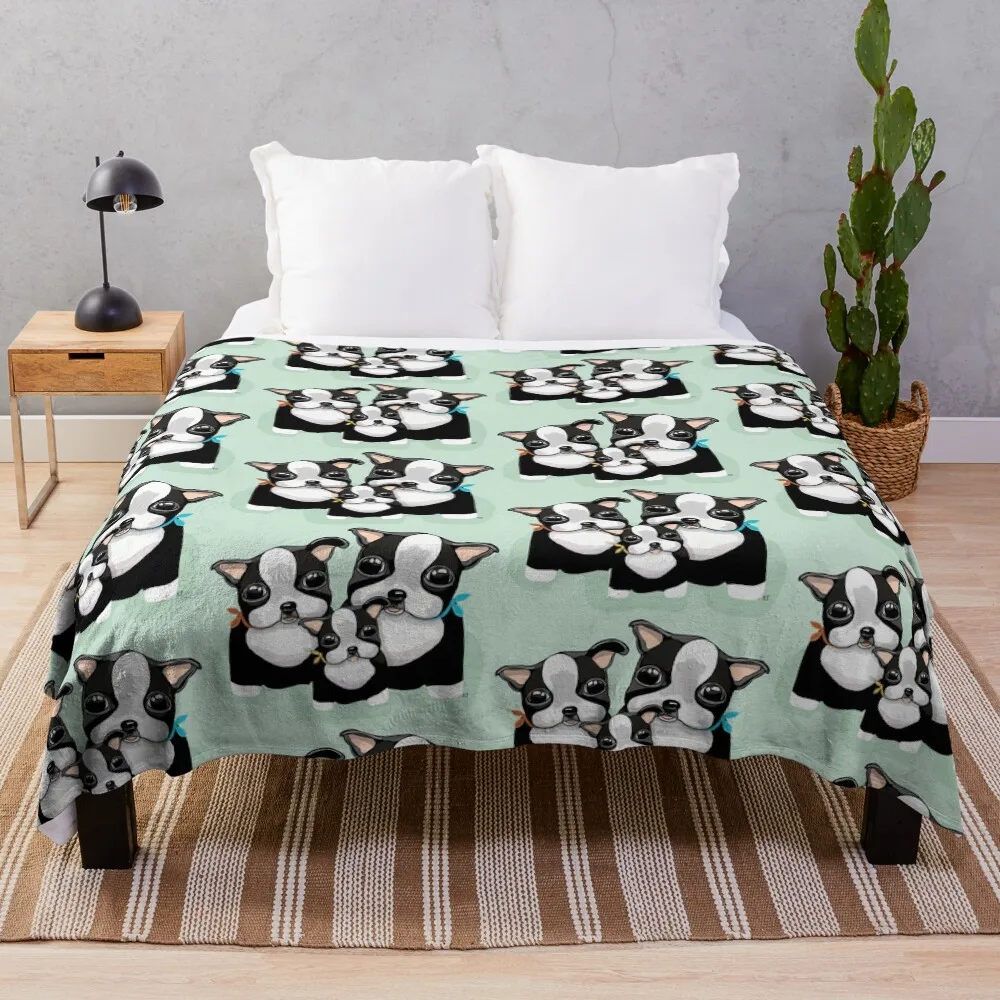 Boston Terriers Throw Blanket Cute Beautifuls Single warm for winter Blankets
Boston Terriers Throw Blanket Cute Beautifuls Single warm for winter Blankets