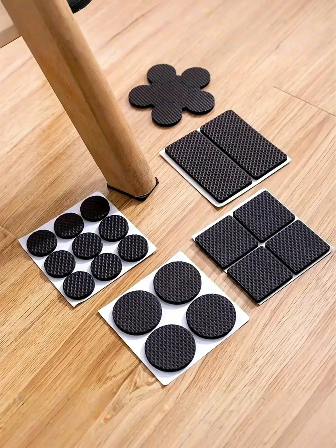 1Set EVA Non-Slip Foot Pads - Durable Plastic Anti-Slip Gripper Pads For Furniture, Tables, Chairs, Hardware - Textured Surface For Secure Hold On Hardwood Floors & Smooth Surfaces, Secure Furniture Hold | Rectangular Foot Pads | Sponge Material, Chair Le
1Set EVA Non-Slip Foot Pads - Durable Plastic Anti-Slip Gripper Pads For Furniture, Tables, Chairs, Hardware - Textured Surface For Secure Hold On Hardwood Floors & Smooth Surfaces, Secure Furniture Hold | Rectangular Foot Pads | Sponge Material, Chair Le