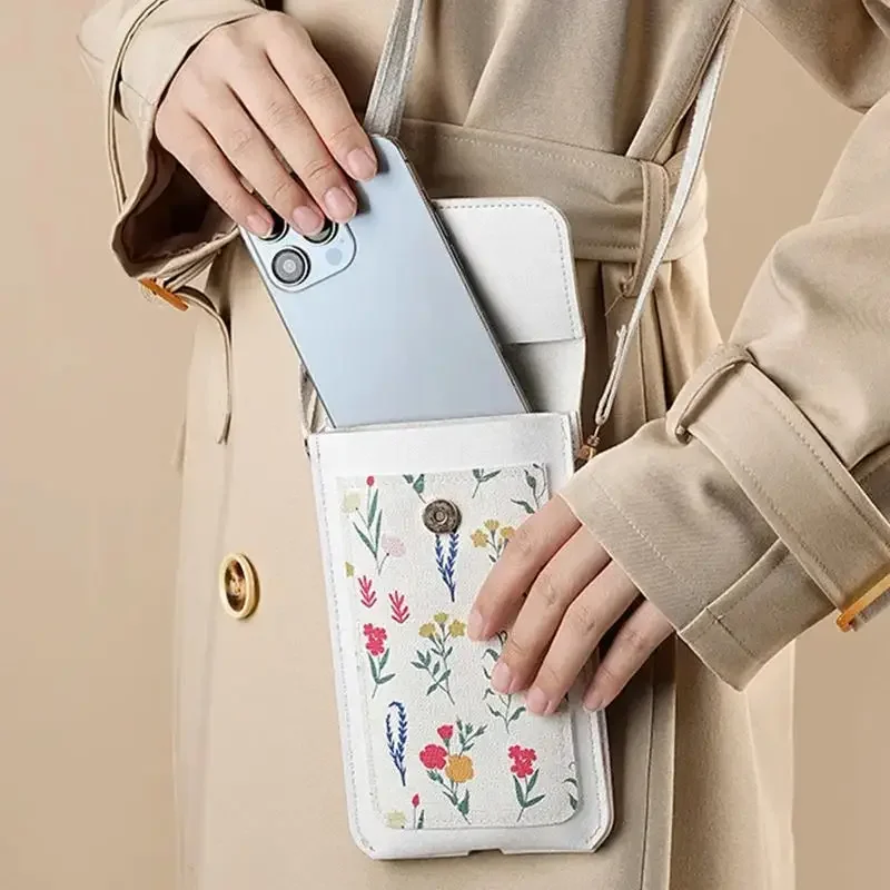 Touchable phone bag, cute and stylish key bag, zero wallet card bag, phone shoulder bag
Touchable phone bag, cute and stylish key bag, zero wallet card bag, phone shoulder bag