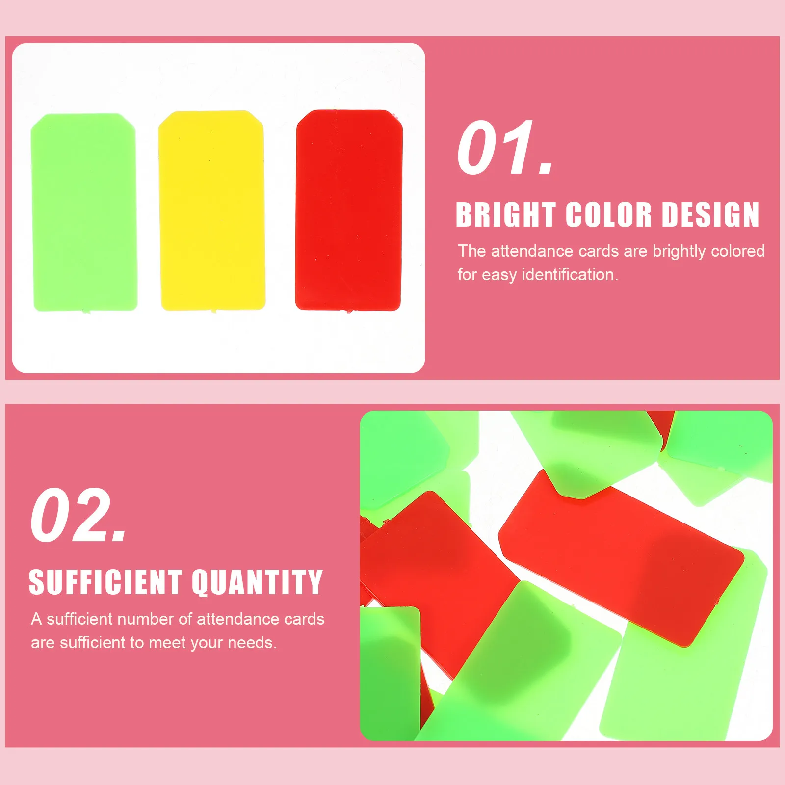 50Pcs Morning Check Cards Kindergarten Attendance Cards Pocket Size Smooth Insert Sturdy Structure for Classroom Sign-in Time
50Pcs Morning Check Cards Kindergarten Attendance Cards Pocket Size Smooth Insert Sturdy Structure for Classroom Sign-in Time
