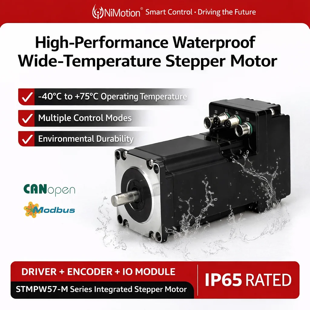 Nema23 Waterproof Stepper Motor 48V DC Integrated Design Wide Temperature Range -40 to 75 Degree High Low Temperature Resistant
Nema23 Waterproof Stepper Motor 48V DC Integrated Design Wide Temperature Range -40 to 75 Degree High Low Temperature Resistant