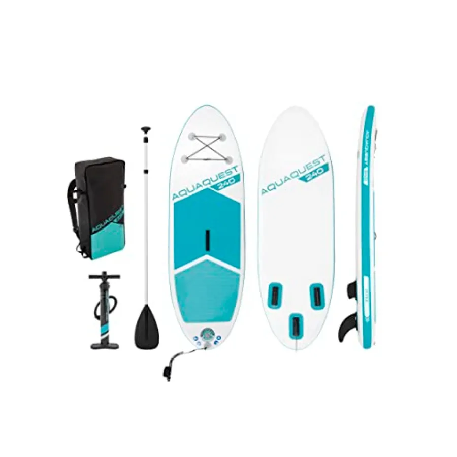 Inflatable paddle board for water sports drop stitch core blue slip-resistant EVA pad and tri-fin design
Inflatable paddle board for water sports drop stitch core blue slip-resistant EVA pad and tri-fin design