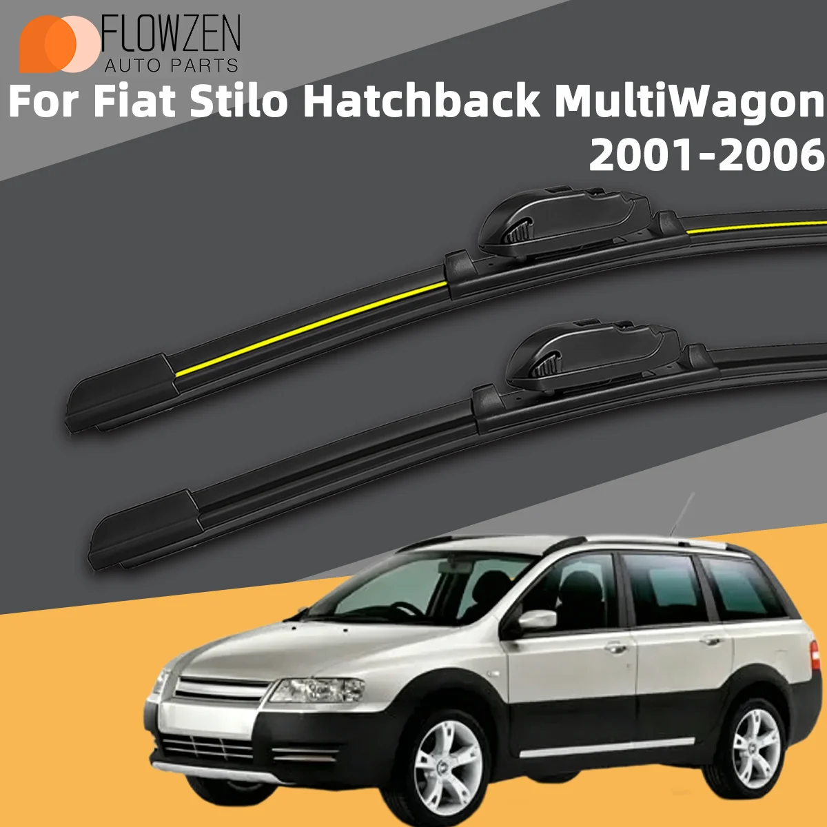 2PCS Front Wiper Blades Fit For Fiat Stilo Hatchback MultiWagon 2001-2006 Car Premium Quiet Streak-Free Durable Auto Accessories
2PCS Front Wiper Blades Fit For Fiat Stilo Hatchback MultiWagon 2001-2006 Car Premium Quiet Streak-Free Durable Auto Accessories