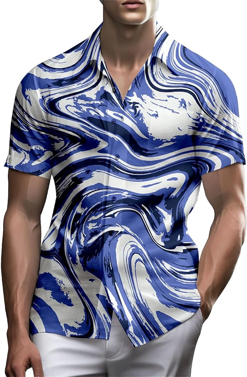 Psychedelic Pattern Fashion Men's Shirt 3D Printed Button Color Shirt Collar Street Wear Hawaiian Shirt Men's Summer Men Tops
Psychedelic Pattern Fashion Men's Shirt 3D Printed Button Color Shirt Collar Street Wear Hawaiian Shirt Men's Summer Men Tops