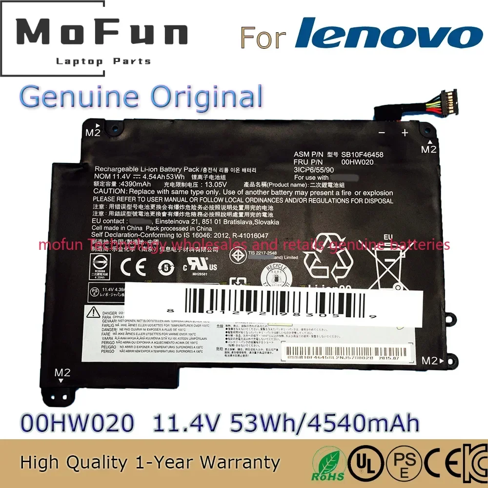 2025 Новый оригинальный аккумулятор для ноутбука 00HW020 11,4 В 53 Втч для Lenovo ThinkPad P40 Yoga 14 460 SB10F46458 00HW021
2025 Новый оригинальный аккумулятор для ноутбука 00HW020 11,4 В 53 Втч для Lenovo ThinkPad P40 Yoga 14 460 SB10F46458 00HW021