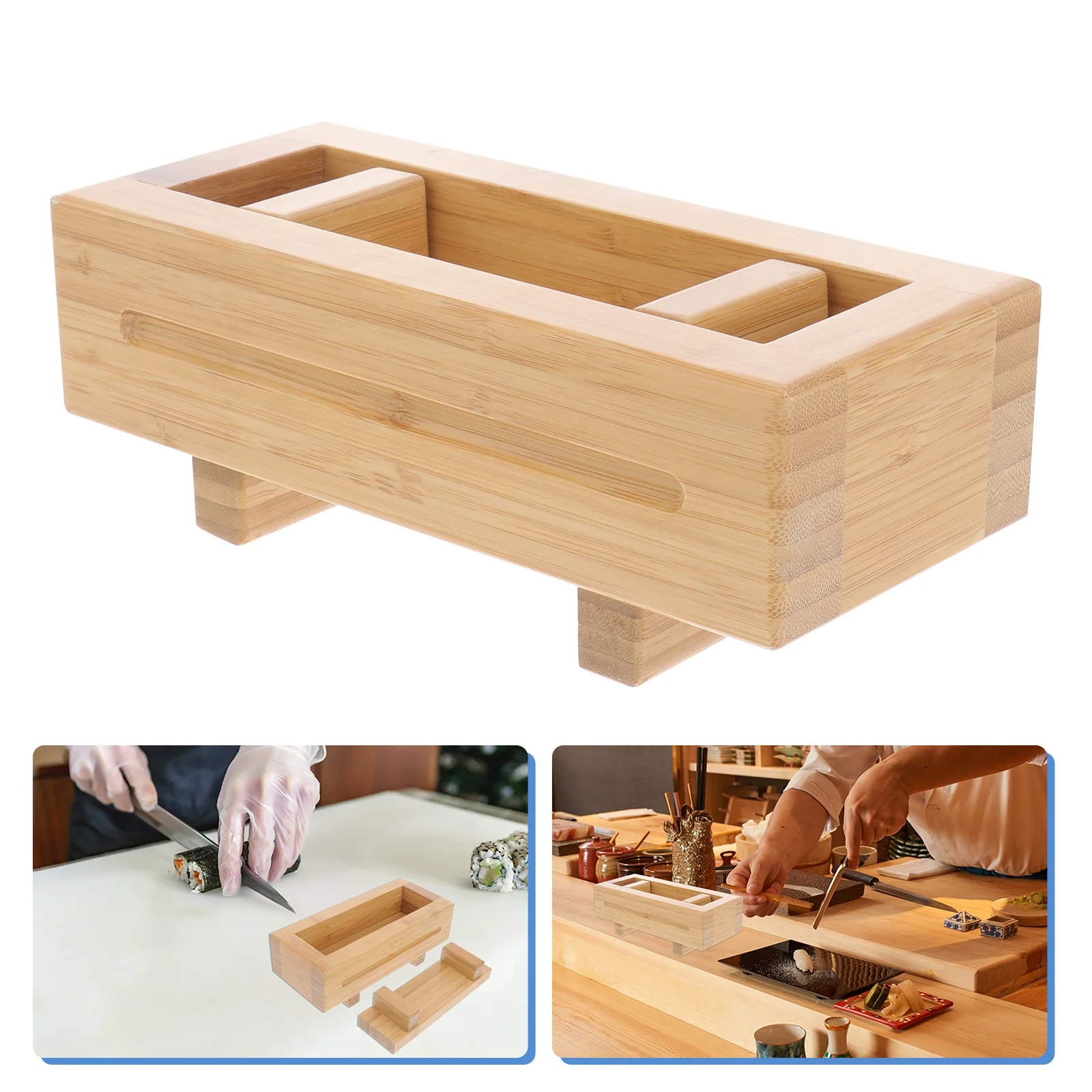 Bamboo Wooden Rectangular Sushi Press Mold Box Sushi Making Kit DIY Sushi Rice Roller Molds Making Tools
Bamboo Wooden Rectangular Sushi Press Mold Box Sushi Making Kit DIY Sushi Rice Roller Molds Making Tools