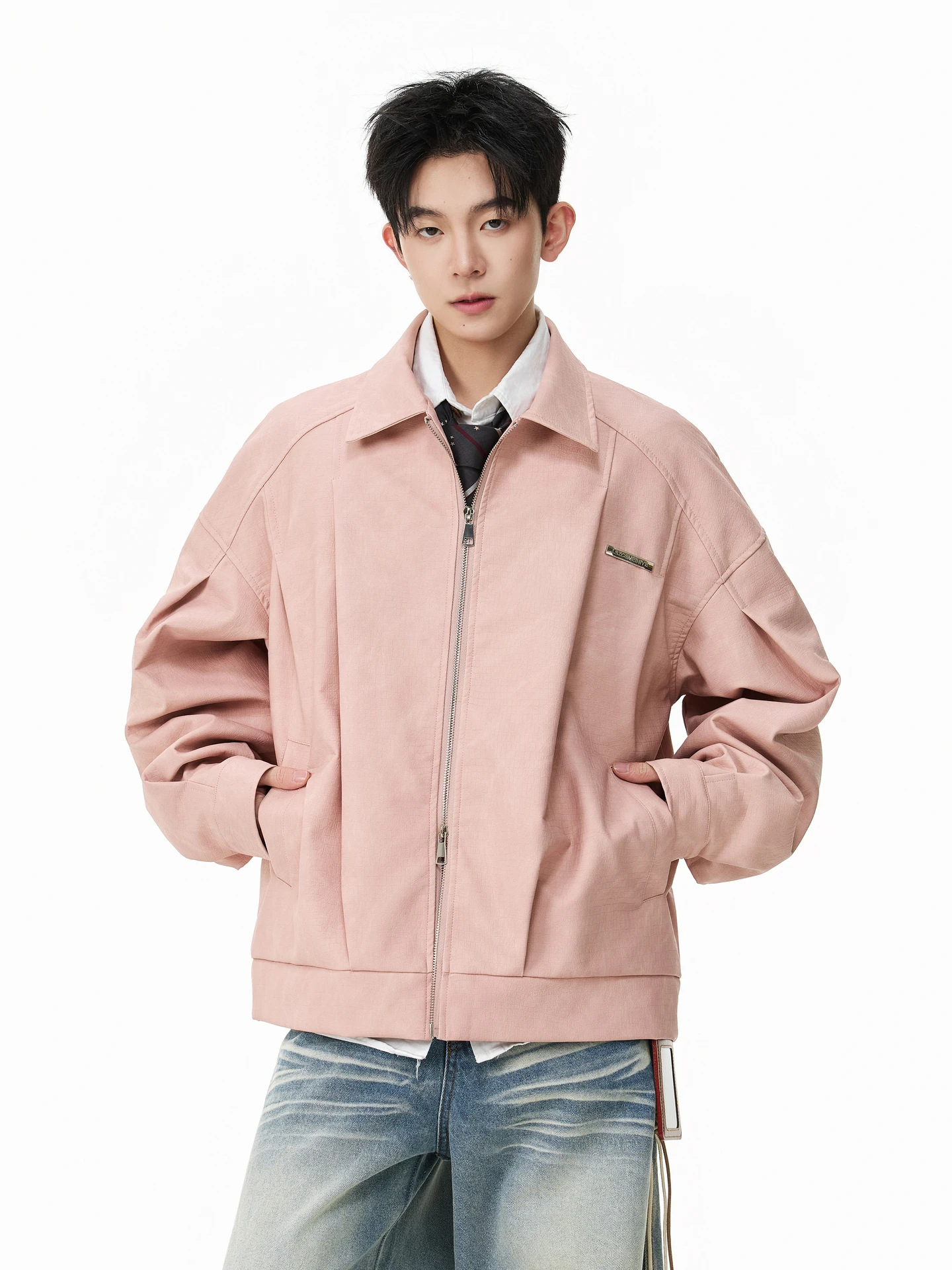 Casual Loose Men's PU Leather Motorcycle Jaet Retro American Design Trendy Brand Couple's Outerwear Spring Season Zipper Cl...
Casual Loose Men's PU Leather Motorcycle Jaet Retro American Design Trendy Brand Couple's Outerwear Spring Season Zipper Cl...