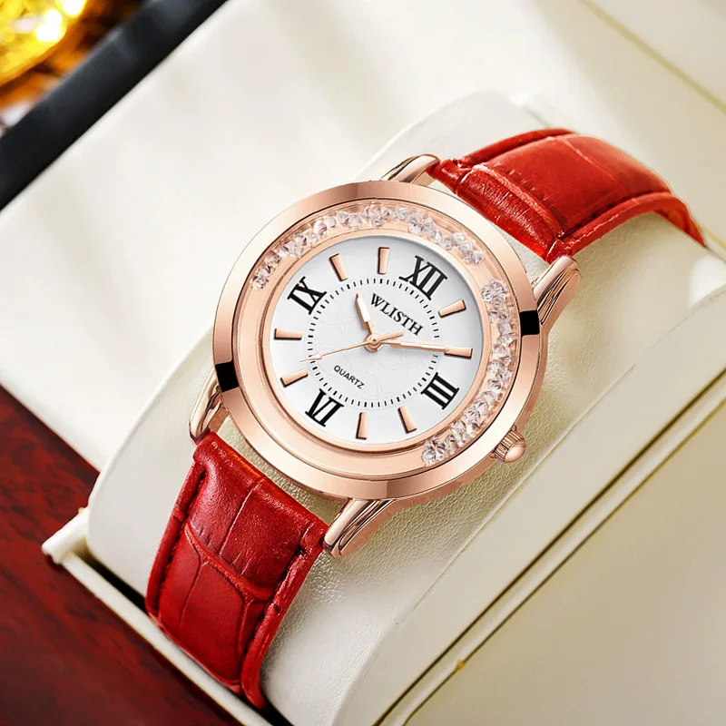 Women Watch Fashion Leisure Elegant Ladies Leather Quartz Wristwatch Simple Original Waterproof Luminous Ladies Gifts Wristwatch
Women Watch Fashion Leisure Elegant Ladies Leather Quartz Wristwatch Simple Original Waterproof Luminous Ladies Gifts Wristwatch