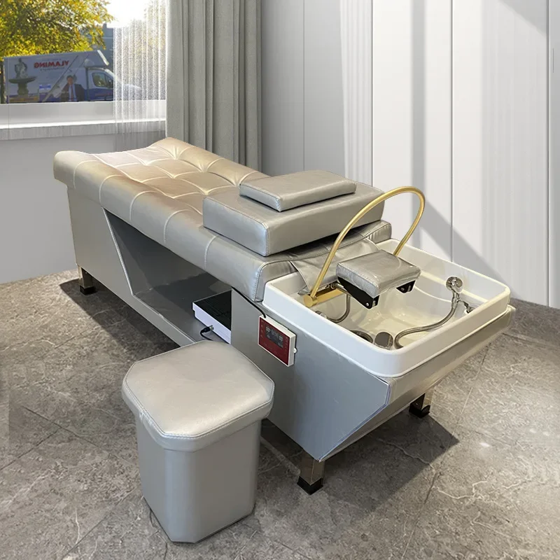 Simple Barbershop Shampoo Chair Hair Salon Beauty Fumigation Water Cycle Can Massage High-end Salon Furniture Peluquería FYCS
Simple Barbershop Shampoo Chair Hair Salon Beauty Fumigation Water Cycle Can Massage High-end Salon Furniture Peluquería FYCS