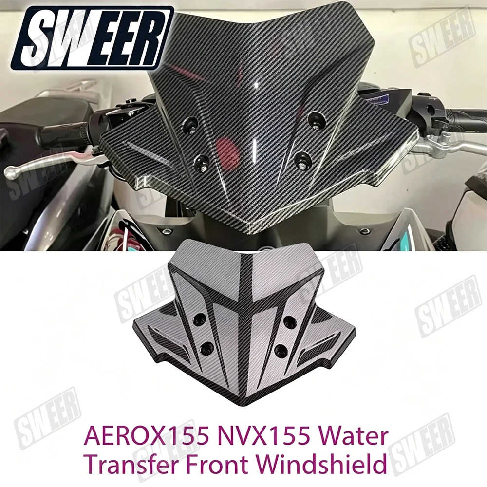 Motorcycle Windshield Carbon Fiber Guard Suitable For Yamaha AEROX155 NVX155 Front Windshield Modified Accessories
Motorcycle Windshield Carbon Fiber Guard Suitable For Yamaha AEROX155 NVX155 Front Windshield Modified Accessories 