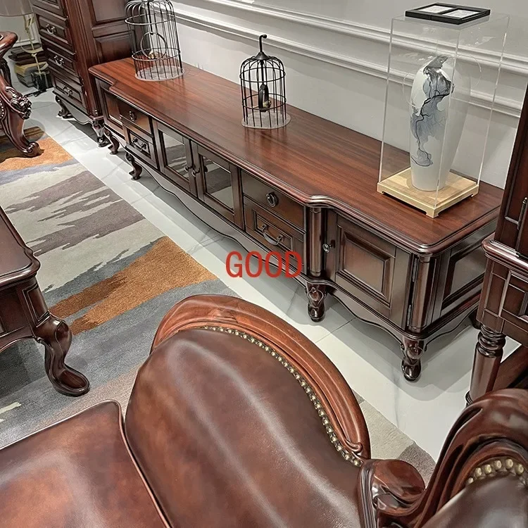 North American Black Walnut Full Solid Wood TV Cabinet Living Room Modern
North American Black Walnut Full Solid Wood TV Cabinet Living Room Modern