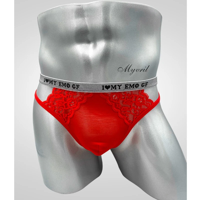 Lace See Through Sissy Lingerie Men Sexy Hollow Out Underwear Gay Male Iron Ring T-Back Thong Low Rise Femboy Underwear G-String
Lace See Through Sissy Lingerie Men Sexy Hollow Out Underwear Gay Male Iron Ring T-Back Thong Low Rise Femboy Underwear G-String
