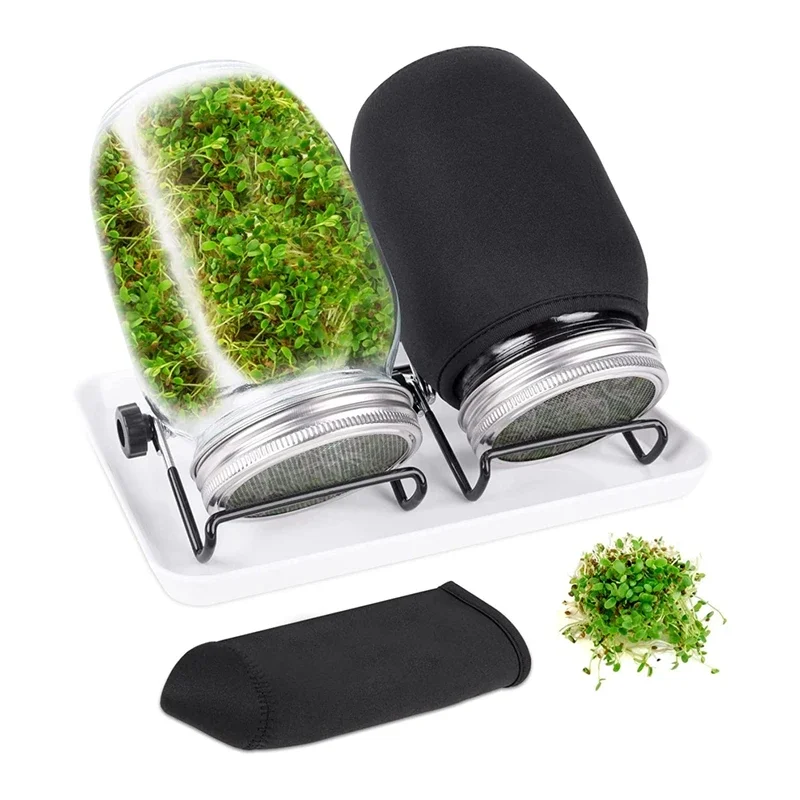 Seed Sprouting Jar Kit With 2 Wide Mouth Mason Jars Bean Sprouts Growing Kit Growing Jar With Mesh Screen Lids
Seed Sprouting Jar Kit With 2 Wide Mouth Mason Jars Bean Sprouts Growing Kit Growing Jar With Mesh Screen Lids
