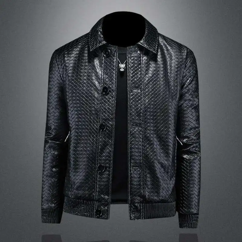 2024 Winter New PU Leather Down Jacket For Men Duck Down Jacket Men Kurtka Zimowa Down Jacket Men British Style Lapel Down Coat
2024 Winter New PU Leather Down Jacket For Men Duck Down Jacket Men Kurtka Zimowa Down Jacket Men British Style Lapel Down Coat