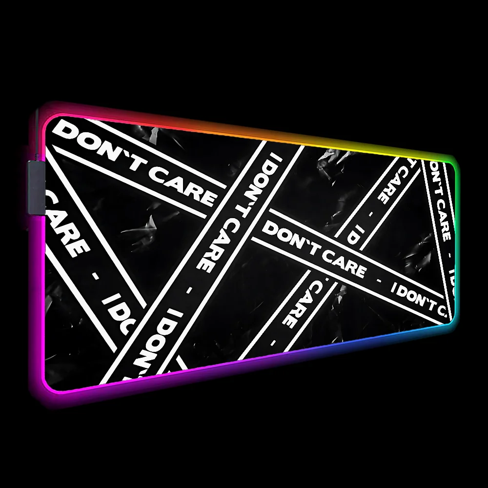 I Don't Care LED Xxl Gaming Mouse Pad Rgb Backlit Mousepad Gamer Laptop Accessories Deskmat Mouse Mats Mause Pc Pads Mat
I Don't Care LED Xxl Gaming Mouse Pad Rgb Backlit Mousepad Gamer Laptop Accessories Deskmat Mouse Mats Mause Pc Pads Mat