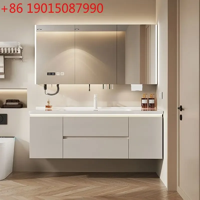 Simple cream smart ceramic integrated bathroom cabinet modern combination toilet hand wash basin washbasin
Simple cream smart ceramic integrated bathroom cabinet modern combination toilet hand wash basin washbasin