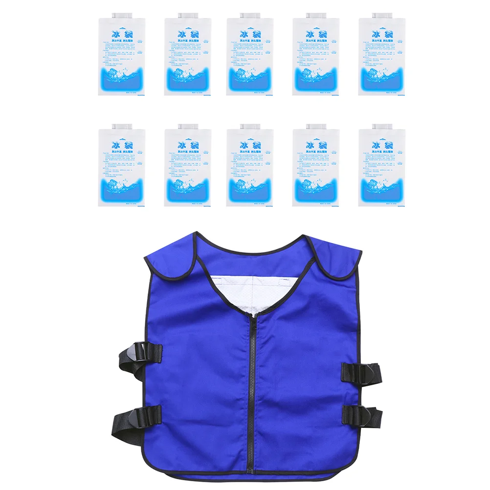 1Set Summer Cooling Vest Ice Waistcoat Outdoor Breathable Comfortable Cooling Clothes for Men Blue Ice Vest for Men
1Set Summer Cooling Vest Ice Waistcoat Outdoor Breathable Comfortable Cooling Clothes for Men Blue Ice Vest for Men