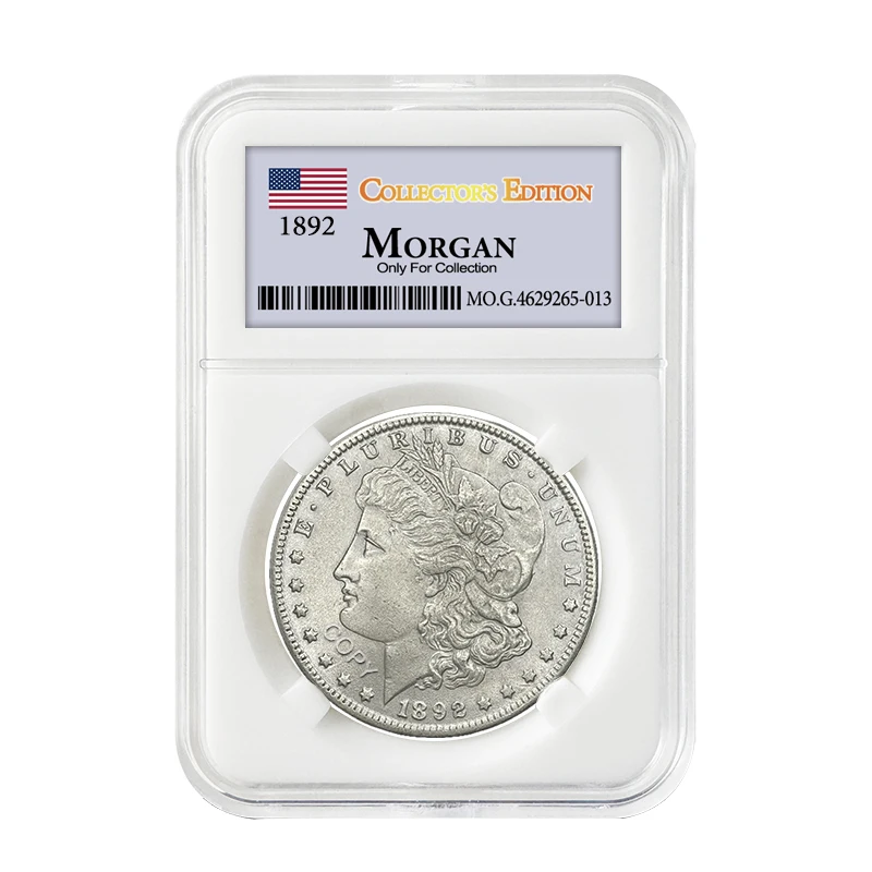 America 1892 Morgan P/O/S/CC version replica coin,Lucky Challenge Coin, a collectible craft gift
America 1892 Morgan P/O/S/CC version replica coin,Lucky Challenge Coin, a collectible craft gift