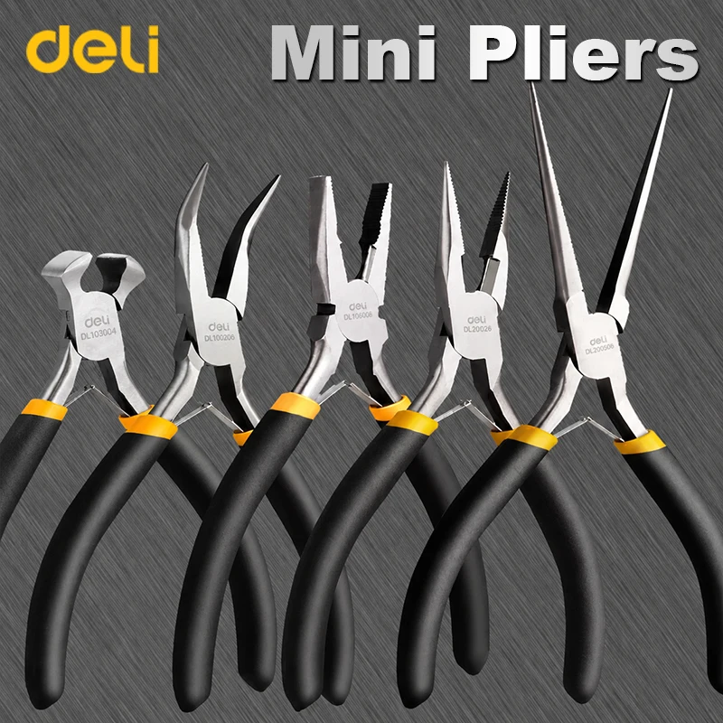 7Pcs Mini Pliers High Carbon Steel Precision Needle Nose Wire Cutter Jewelry Model Assembly Electronics Repair Professional Tool
7Pcs Mini Pliers High Carbon Steel Precision Needle Nose Wire Cutter Jewelry Model Assembly Electronics Repair Professional Tool