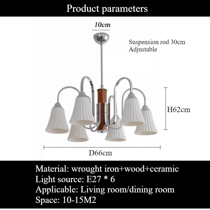 SANDYHA French Retro Ceramic Pendant Lights Chandelier for Living Room Study Bedroom Restaurant Stylish Home Lighting
SANDYHA French Retro Ceramic Pendant Lights Chandelier for Living Room Study Bedroom Restaurant Stylish Home Lighting