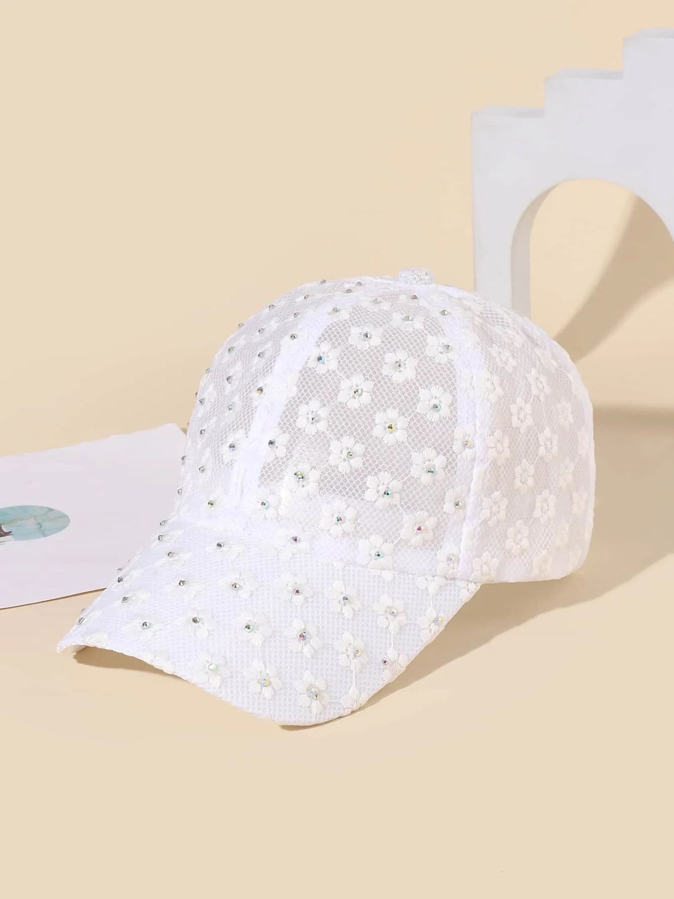 Lace Rhinestone Decor Baseball Cap Party
Lace Rhinestone Decor Baseball Cap Party