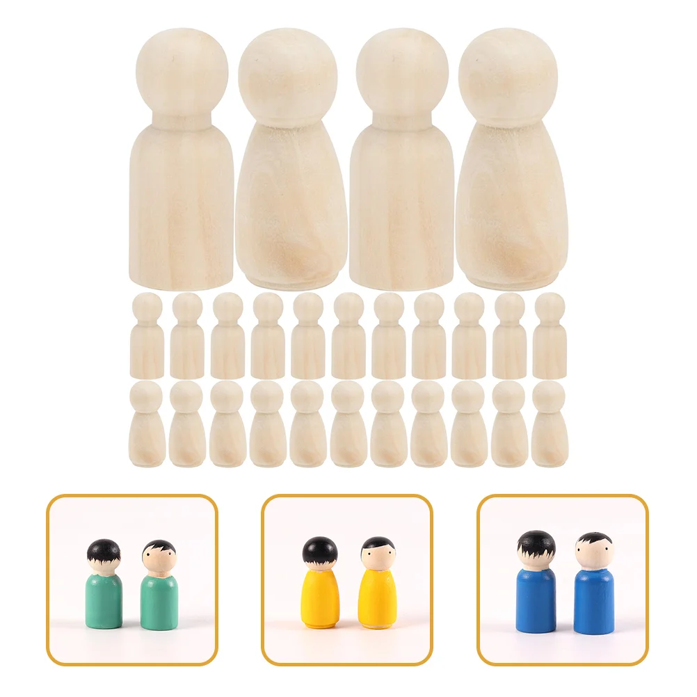48pcs Wooden Dolls Unfinished Painting Puppets Hand painted Crafts Creative Decorations Graffiti Toys Wood Figures
48pcs Wooden Dolls Unfinished Painting Puppets Hand painted Crafts Creative Decorations Graffiti Toys Wood Figures