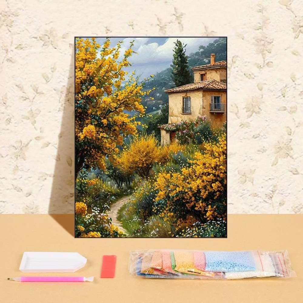 Mountain House Scenery Diamond Painting Kit 5D Diy Home Decoration Beginners Adults Round Full Diamond Canvas Art Flower Tree
Mountain House Scenery Diamond Painting Kit 5D Diy Home Decoration Beginners Adults Round Full Diamond Canvas Art Flower Tree