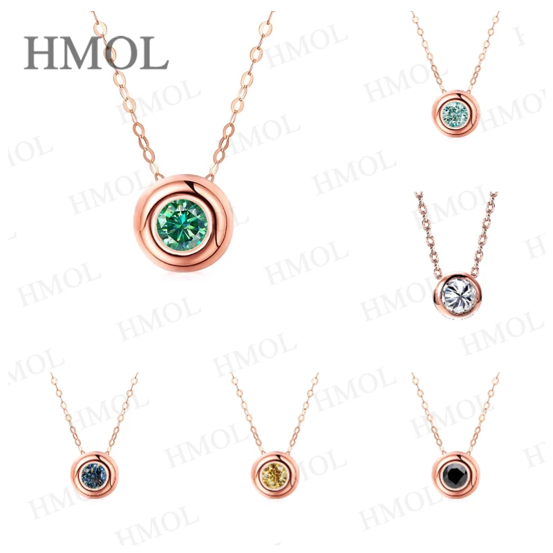 Moissanite Pendant Luxury 1 CT VVS1 925 Sterling Silver Rose Gold Necklace Clavicle Chain Certificate Lab Gemstone Women Charms
Moissanite Pendant Luxury 1 CT VVS1 925 Sterling Silver Rose Gold Necklace Clavicle Chain Certificate Lab Gemstone Women Charms