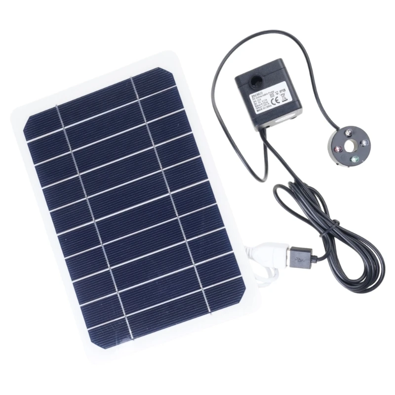 U55B 5W Solar Chargeds Fountains Pump 6 Sprays Modes Easy Setups No Tools Required Water Feature
U55B 5W Solar Chargeds Fountains Pump 6 Sprays Modes Easy Setups No Tools Required Water Feature